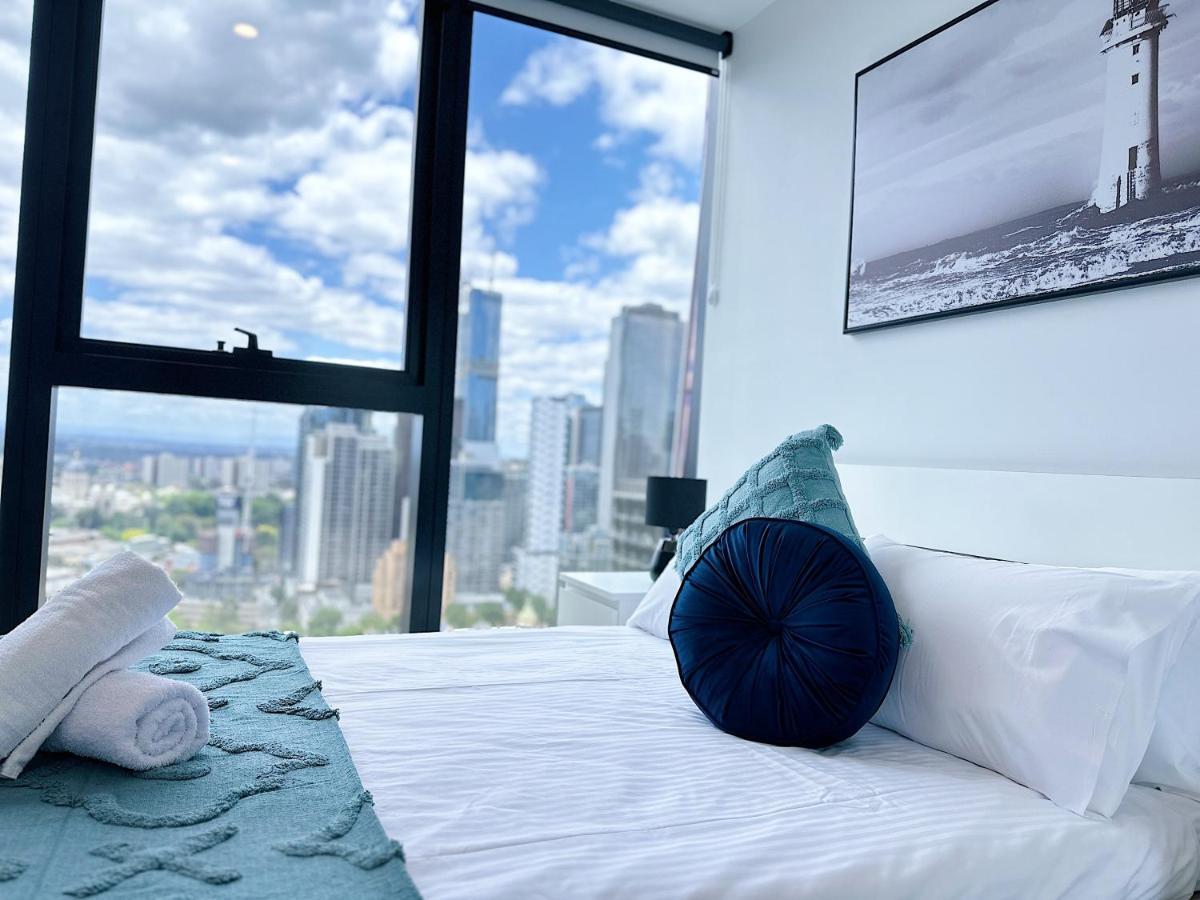 Beautiful Skyview Cbd Highrise 3Beds With Carpark Available Daire Melbourne Dış mekan fotoğraf